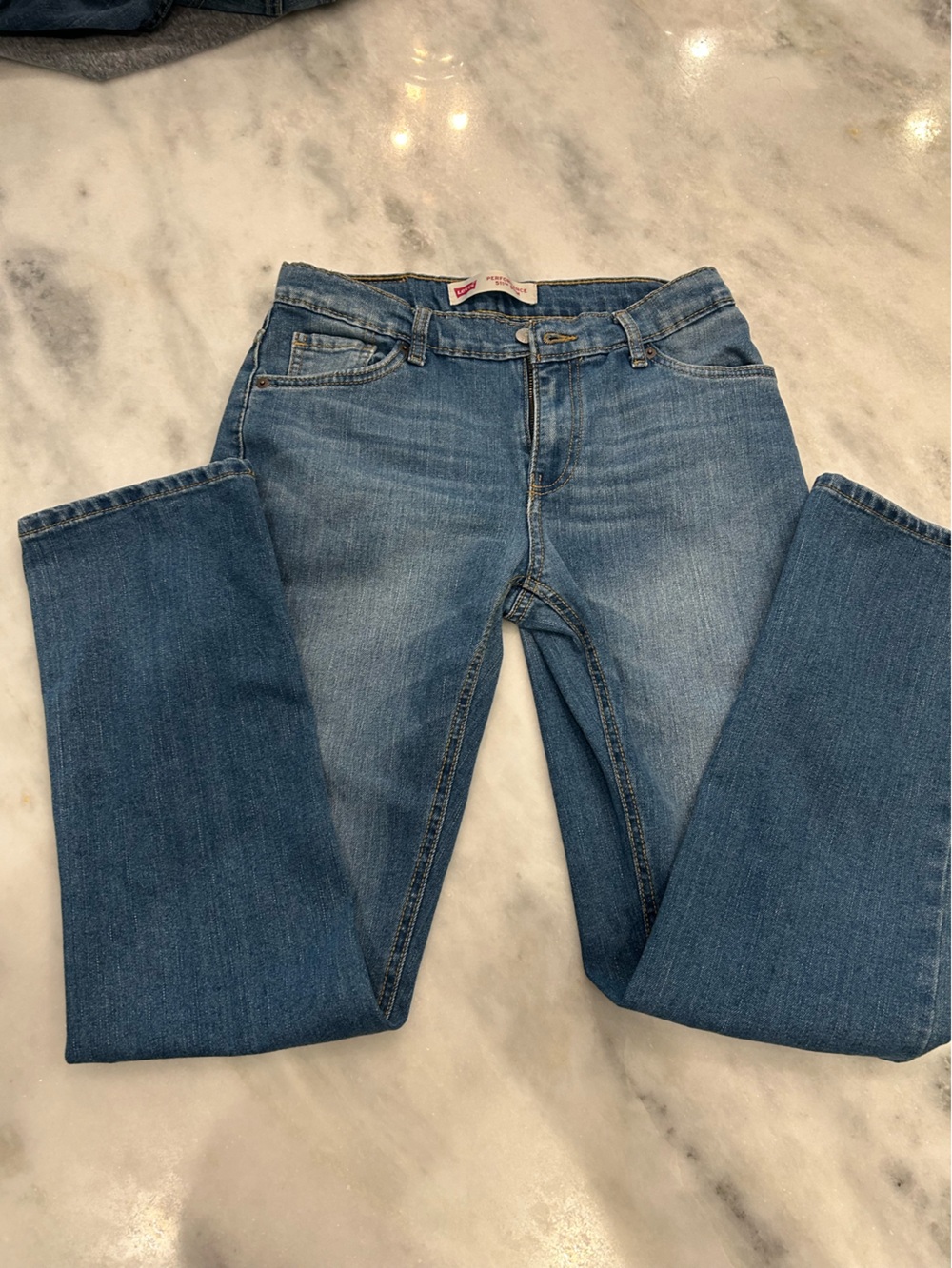 Boys 14 Levi 511 slim Blue Denim Jeans - Classic Straight Fit